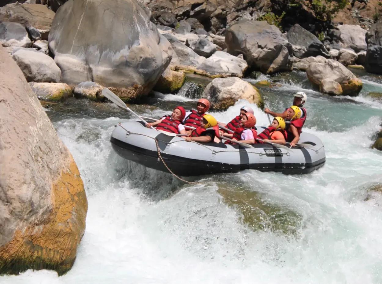 Wildwasser-Rafting